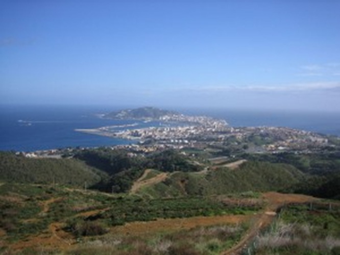 Vista de Ceuta