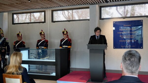 Javier Milei en la inauguración del Museo del Regimiento de Granaderos a Caballo General San Martín